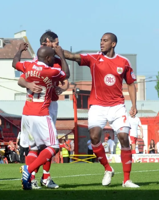 Framed Print : Championship Showdown: Bristol City vs. Nottingham Forest at Ashton Gate Stadium (April 25, 2011)