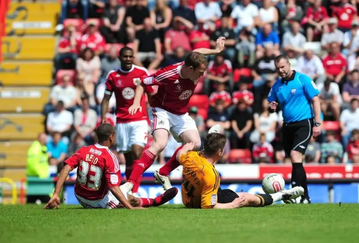 Framed Print : Championship Showdown: Bristol City vs. Hull City at Ashton Gate Stadium - May 7, 2011