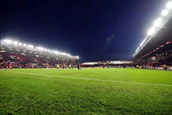 Championship Showdown: Bristol City vs Charlton Athletic at Ashton Gate Stadium, November 11, 2012 - Under the Lights