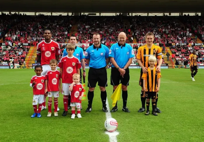Framed Print : Championship Showdown: Bristol City vs Hull City at Ashton Gate Stadium - May 7, 2011