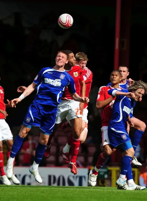 Framed Print : Championship Showdown: Bristol City vs Ipswich Town at Ashton Gate Stadium - 16th April 2011