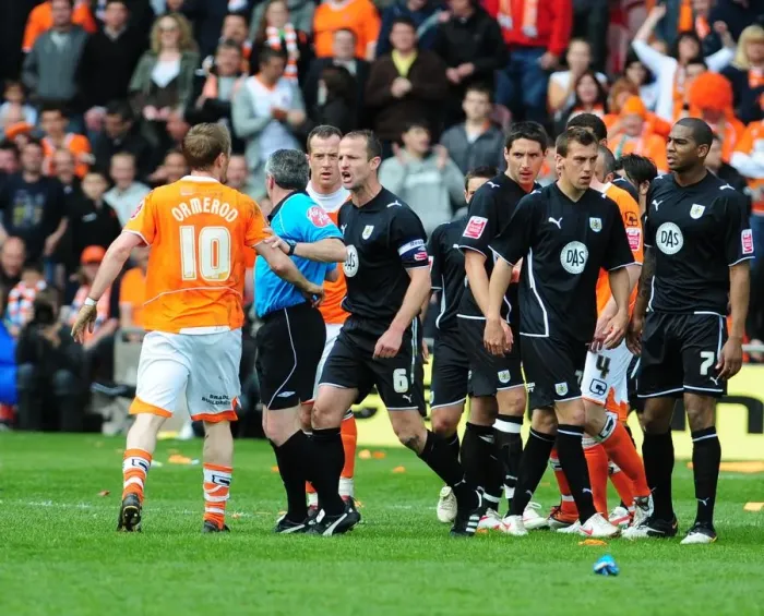 Framed Print : Championship Showdown: Carey vs. Ormerod - Bristol City vs. Blackpool (2010) Framed Print : Championship Showdown: Carey vs. Ormerod - Bristol City vs. Blackpool (2010)