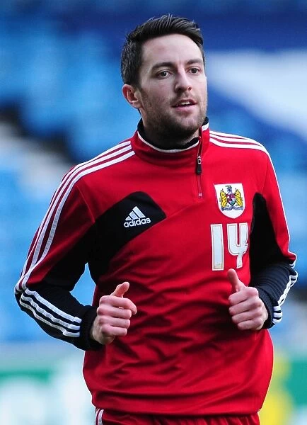 Championship Showdown: Cole Skuse of Bristol City Faces Off Against Millwall