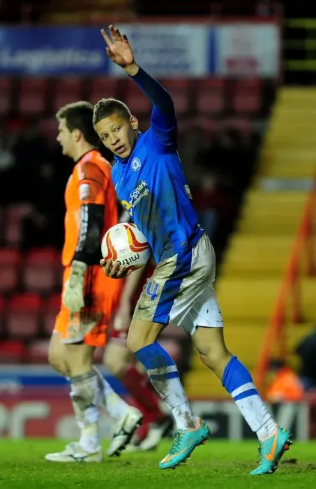 Framed Print : Championship Showdown: Dwight Gayle Scores Consolation for Peterborough United Against Bristol City Framed Print : Championship Showdown: Dwight Gayle Scores Consolation for Peterborough United Against Bristol City