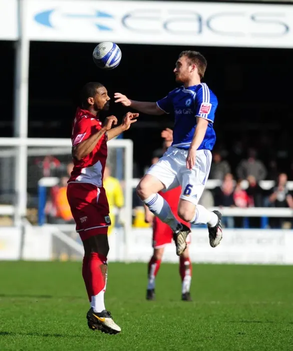 Framed Print : Championship Showdown: Elliott vs. Lee - Aerial Battle for Supremacy (Peterborough v Bristol City)