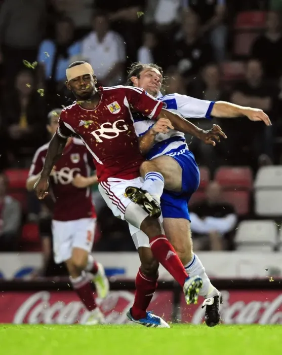 Framed Print : Championship Showdown: Elliott vs. Tabb - September 2011: A Battle for the Ball at Ashton Gate Framed Print : Championship Showdown: Elliott vs. Tabb - September 2011: A Battle for the Ball at Ashton Gate