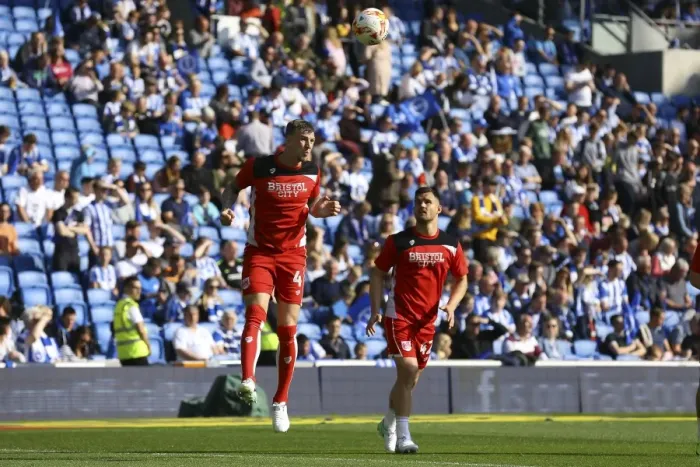 Framed Print : Championship Showdown: Intense Warm-Up Atmosphere - Brighton & Hove Albion vs. Bristol City, Amex Stadium