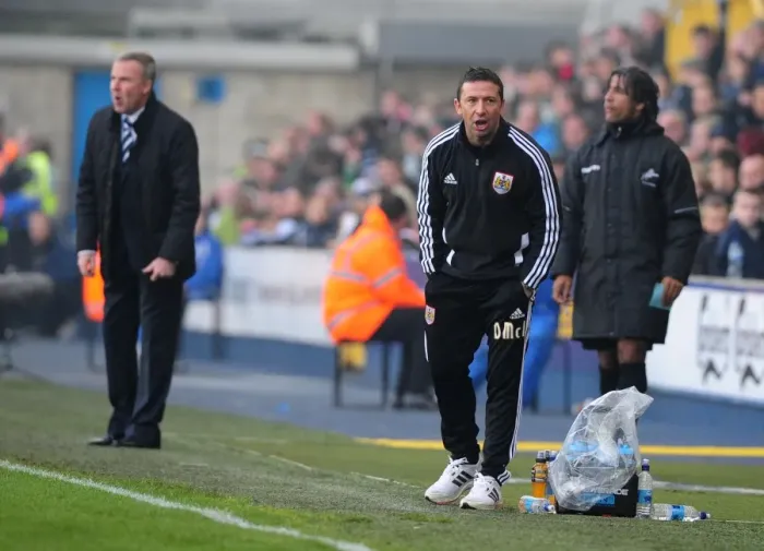 Framed Print : Championship Showdown: McInnes and Jackett Clash on the Sideline at Selhurst Park - Millwall vs. Bristol City (November 2011)