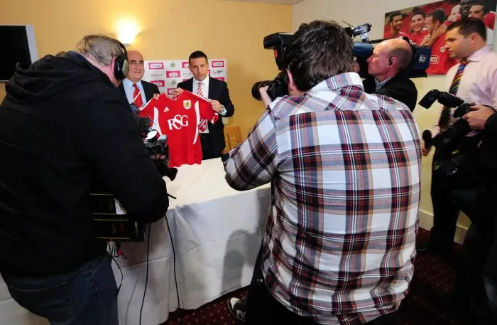 Framed Print : Championship Showdown: McInnes vs. Bristol City - October 2011 - Football Rivalry in the Championship - Ashton Gate Stadium