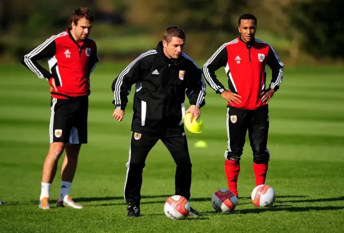 Framed Print : Championship Showdown: McInnes vs. Bristol City at Ashton Gate Stadium (October 2011)
