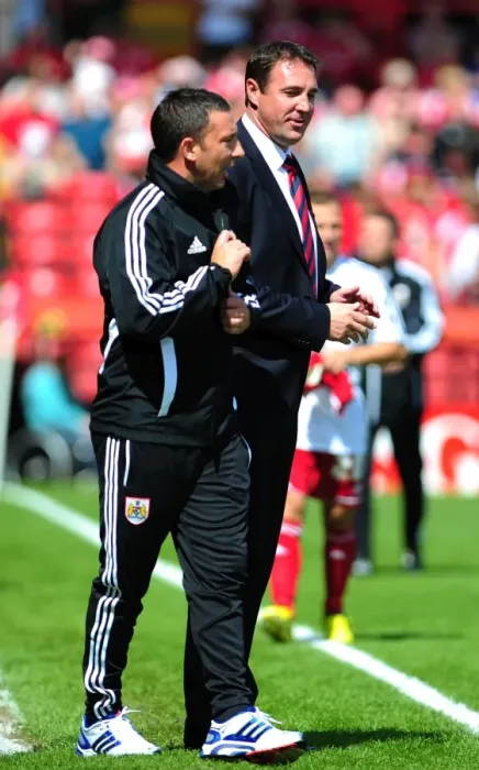 Framed Print : Championship Showdown: McInnes vs. Mackay - Derek and Malky Face Off at Ashton Gate, August 2012 Framed Print : Championship Showdown: McInnes vs. Mackay - Derek and Malky Face Off at Ashton Gate, August 2012