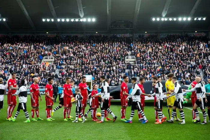 Framed Print : Championship Showdown: Newcastle United vs. Bristol City at St. James Park