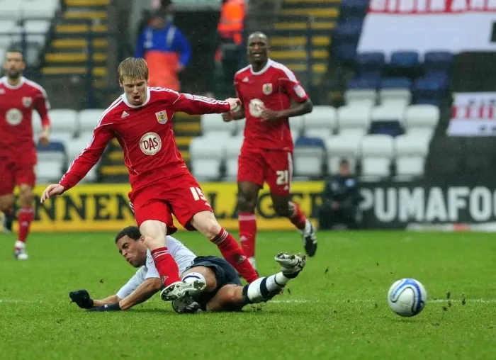 Framed Print : Championship Showdown: Preston North End vs. Bristol City - 5th February 2011 (Preston v Bristol City, Deepdale Stadium) Framed Print : Championship Showdown: Preston North End vs. Bristol City - 5th February 2011 (Preston v Bristol City, Deepdale Stadium)