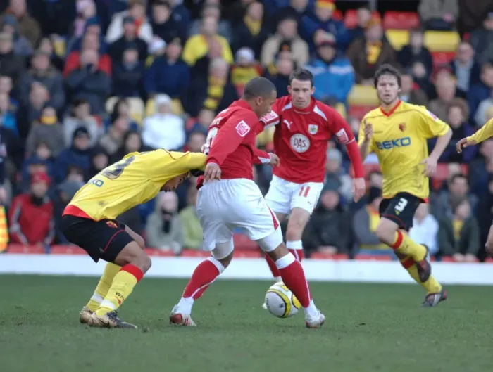 Framed Print : Championship Showdown: Watford vs. Bristol City (08-09) - A Football Rivalry Framed Print : Championship Showdown: Watford vs. Bristol City (08-09) - A Football Rivalry