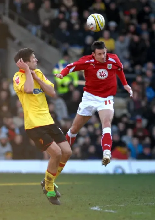 Framed Print : Championship Showdown: Watford vs. Bristol City (08-09) Framed Print : Championship Showdown: Watford vs. Bristol City (08-09)
