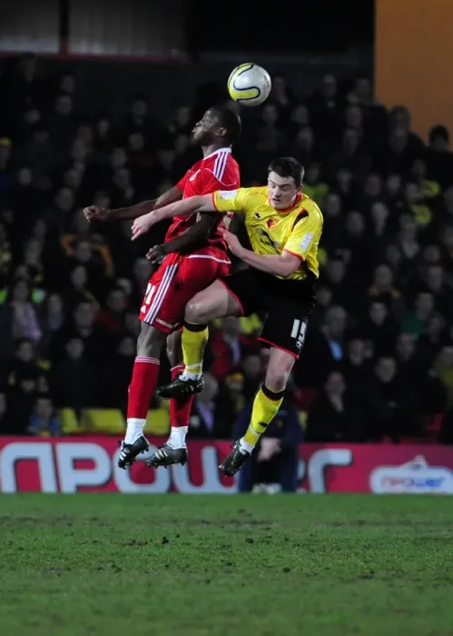 Framed Print : Championship Showdown: Watford vs. Bristol City - A Football Rivalry Between Two Prominent Contenders (Season 10-11) Framed Print : Championship Showdown: Watford vs. Bristol City - A Football Rivalry Between Two Prominent Contenders (Season 10-11)