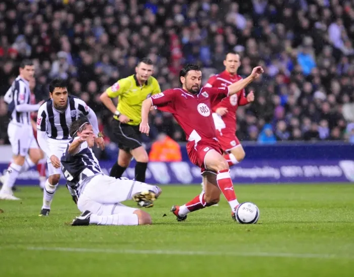 Framed Print : The Championship Showdown: West Brom vs. Bristol City - A Football Rivalry (Season 09-10)