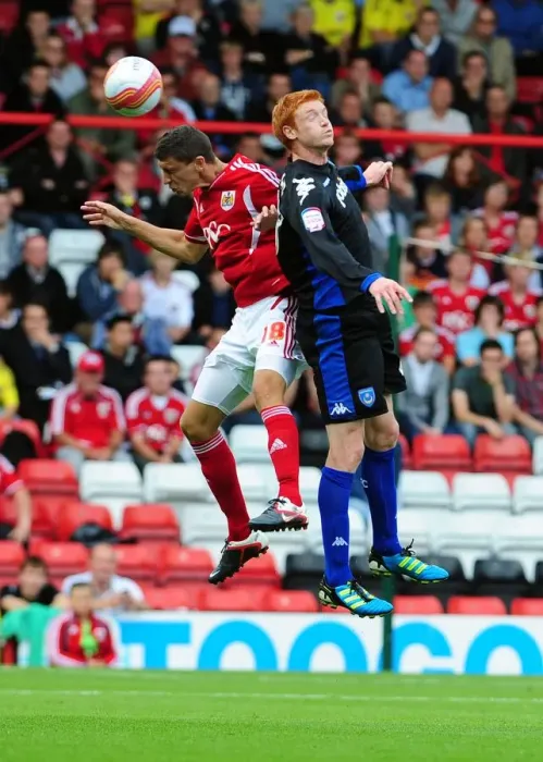 Framed Print : Championship Showdown: Wilson vs Norris Clash at Ashton Gate - Bristol City vs Portsmouth (2011) Framed Print : Championship Showdown: Wilson vs Norris Clash at Ashton Gate - Bristol City vs Portsmouth (2011)
