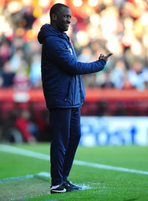 Framed Print : Chris Powell Faces Off Against Bristol City in Championship Showdown at Ashton Gate Stadium
