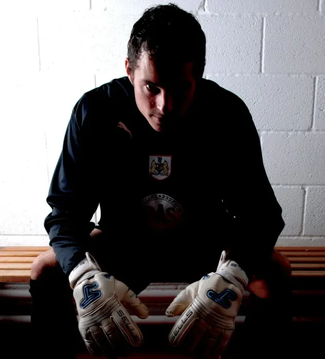 Framed Print : Chris Weale: A Beacon of Determination in Bristol City Football Club's 08-09 Season