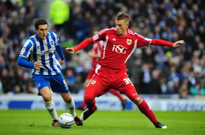 Framed Print : Chris Wood vs. Lewis Dunk: Intense Battle for the Ball in Championship Clash between Brighton and Bristol City - 14 / 01 / 2012 Framed Print : Chris Wood vs. Lewis Dunk: Intense Battle for the Ball in Championship Clash between Brighton and Bristol City - 14 / 01 / 2012