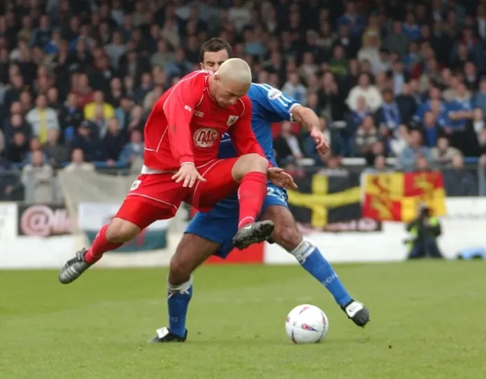 Framed Print : Christian Roberts in Action: Bristol City vs. Cardiff City Play-Off Clash