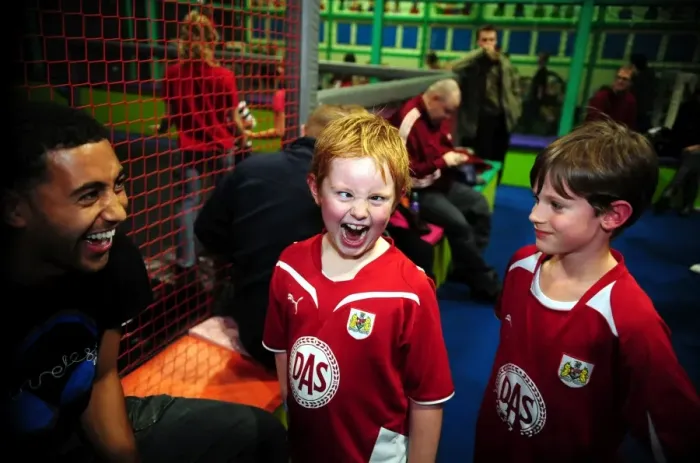 Framed Print : City Redz Christmas Party with Bristol City First Team (Season 09-10) at Jump: A Fun-Filled Evening