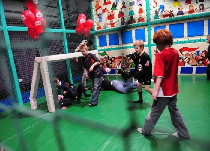 Framed Print : City Redz Christmas Party at Jump (09-10) - Holiday Cheer with Bristol City First Team