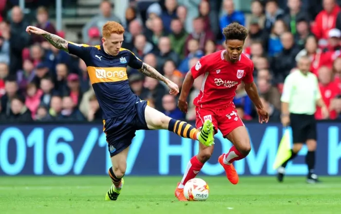 Framed Print : Clash at Ashton Gate: Reid vs Colback Framed Print : Clash at Ashton Gate: Reid vs Colback