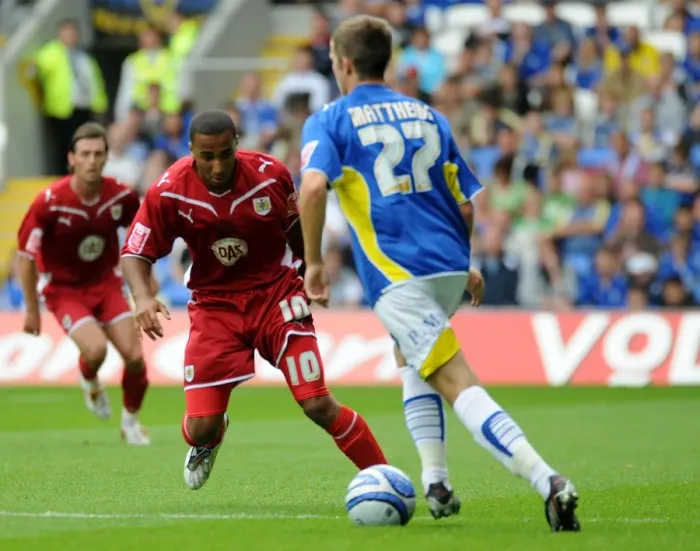 Framed Print : The Clash: Cardiff City vs. Bristol City - A Football Rivalry (Season 09-10) - Bristol City First Team