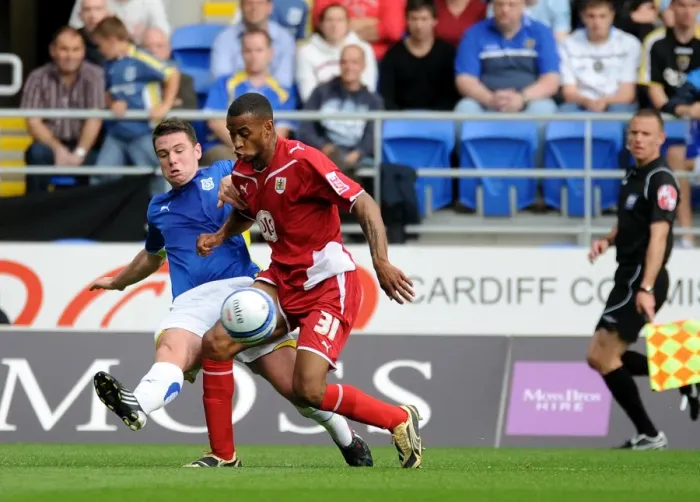 Framed Print : The Clash: Cardiff City vs. Bristol City - Season 09-10