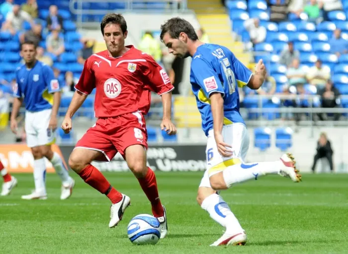 Framed Print : The Clash: Cardiff City vs. Bristol City - Season 09-10