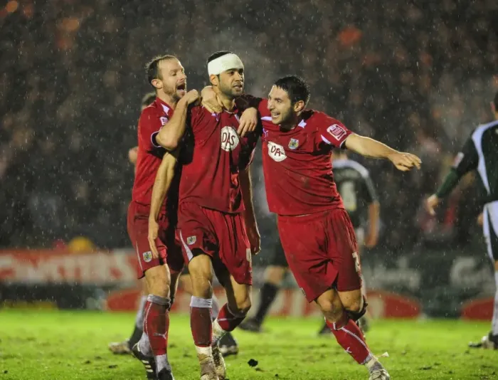 Framed Print : Clash of Champions: Bristol City vs Plymouth Argyle - Season 08-09: A Rivalry Reignited
