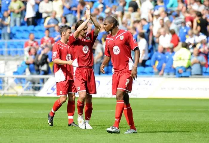 Framed Print : The Clash of the Cities: Cardiff vs. Bristol City - A Football Rivalry (Season 09-10)