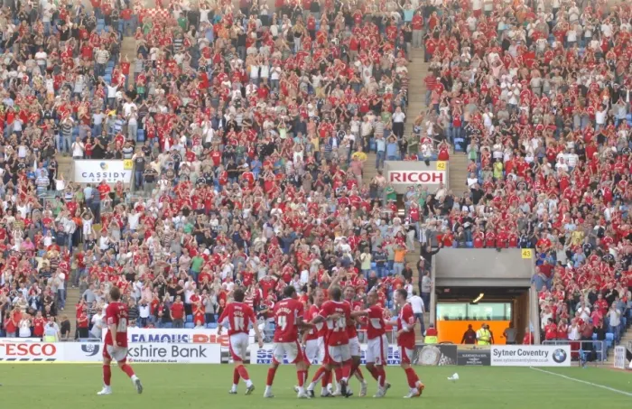 Framed Print : The Clash: Coventry City vs. Bristol City - Season 07-08 Football Rivalry