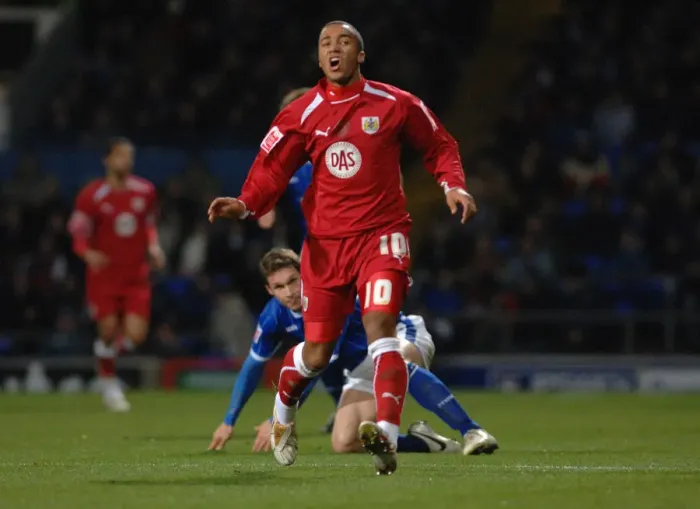 Framed Print : Clash of the First Teams: Ipswich Town vs. Bristol City (Season 08-09)