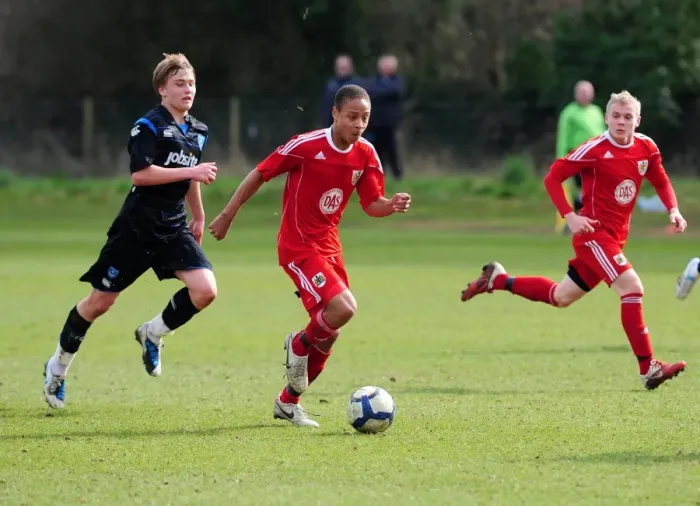 Framed Print : Clash of the Next Generations: Bristol City Academy vs Portsmouth Academy (Season 10-11)