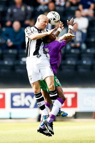 Clash between Jones and Agard: Bloodied Kieran Forced Off in Notts County vs. Bristol City Match