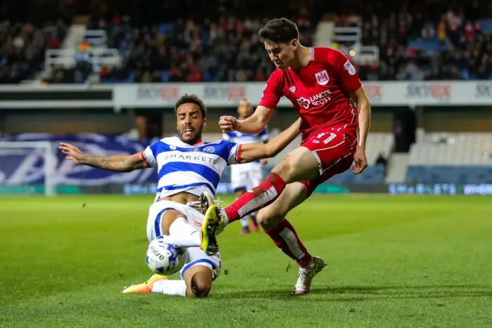 Framed Print : Clash at Loftus Road: O'Dowda vs Perch in QPR vs Bristol City Championship Showdown Framed Print : Clash at Loftus Road: O'Dowda vs Perch in QPR vs Bristol City Championship Showdown