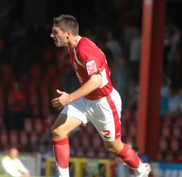 Framed Print : A Clash of Loyalties: Bradley Orr Faces His Former Team - Bristol City vs Scunthorpe United Framed Print : A Clash of Loyalties: Bradley Orr Faces His Former Team - Bristol City vs Scunthorpe United