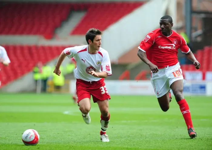 Framed Print : The Clash of Rivalries: Nottingham Forest vs. Bristol City - Season 08-09