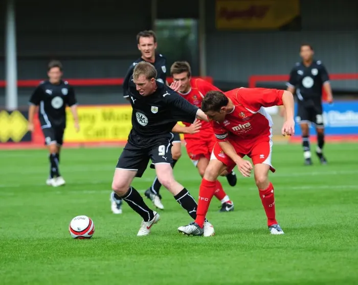 Framed Print : Clash of Rivals: Bristol City vs. Cheltenham Town (Pre-Season Friendly, 09-10) Framed Print : Clash of Rivals: Bristol City vs. Cheltenham Town (Pre-Season Friendly, 09-10)