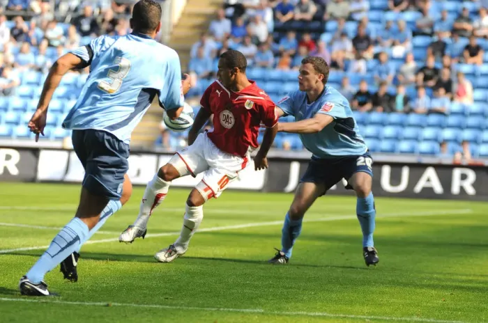 Framed Print : Clash of Rivals: Coventry City vs. Bristol City (Season 09-10) - First Teams Battle Framed Print : Clash of Rivals: Coventry City vs. Bristol City (Season 09-10) - First Teams Battle