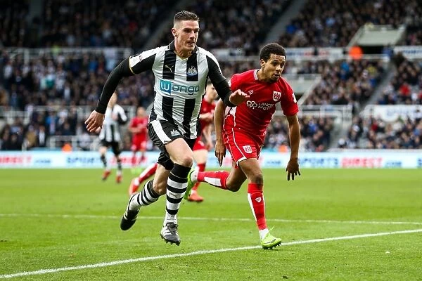 Clash at St. James Park: Ciaran Clark and Korey Smith Battle it Out