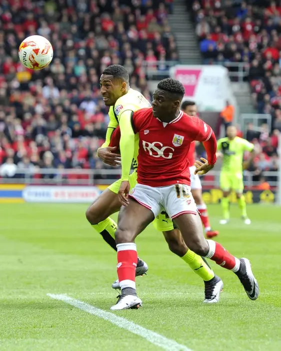 Framed Print : Clash of Stars: Agard vs van La Parra in Intense Championship Battle at Ashton Gate Framed Print : Clash of Stars: Agard vs van La Parra in Intense Championship Battle at Ashton Gate