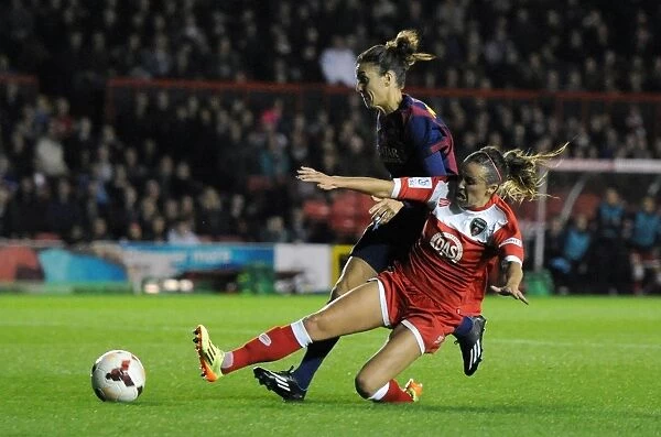 Clash of Stars: Harding vs. Serrano in Women's Champions League: Bristol Academy FC vs. FC Barcelona