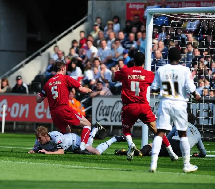 Framed Print : Clash of the Swans and Robins: A Football Rivalry - Swansea vs. Bristol City (08-09) Framed Print : Clash of the Swans and Robins: A Football Rivalry - Swansea vs. Bristol City (08-09)