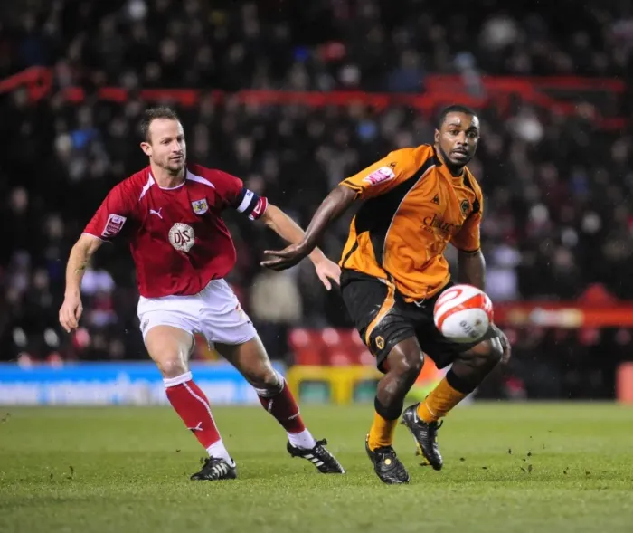 Framed Print : Clash of Titans: Bristol City vs. Wolverhampton Wanderers (Season 08-09) Framed Print : Clash of Titans: Bristol City vs. Wolverhampton Wanderers (Season 08-09)