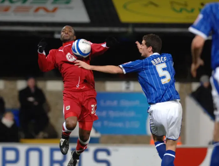 Framed Print : Clash of Titans: Ipswich Town vs. Bristol City (Season 08-09) Framed Print : Clash of Titans: Ipswich Town vs. Bristol City (Season 08-09)