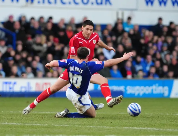 Framed Print : Clash of Titans: Ipswich Town vs. Bristol City (Season 09-10)